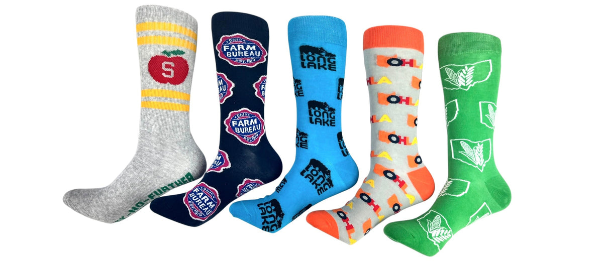Stack of custom socks