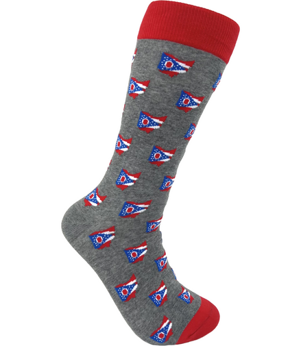 Scarlet and Gray Sock
